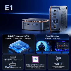 NiPoGi E1 Alder Lake-N N95 Mini PC