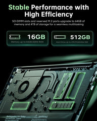 NiPoGi LX15 PRO AMD Ryzen 7 5825U 15.6" Laptop