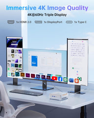 NiPoGi P2 AMD Ryzen™ 4300U Mini PC