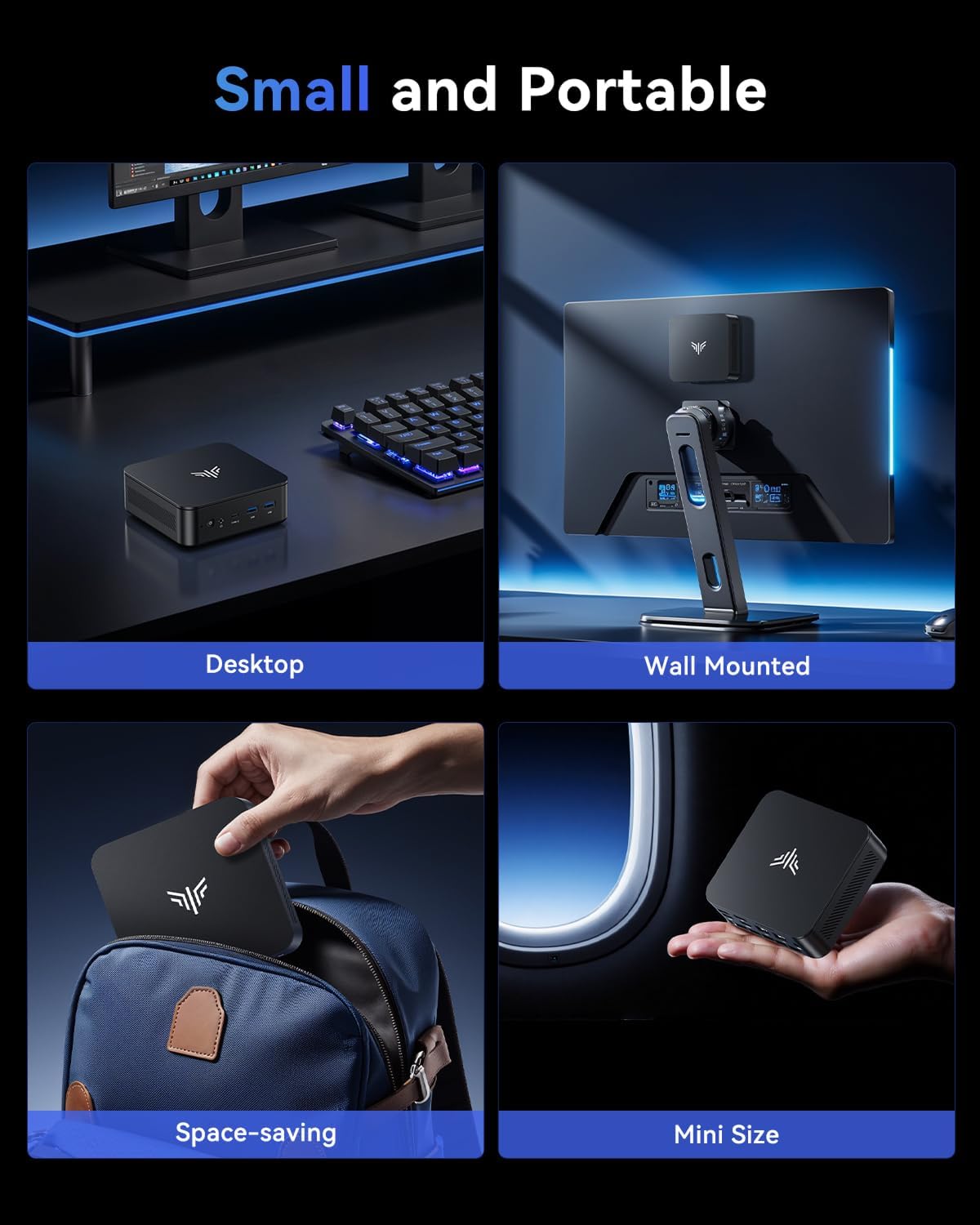 NiPoGi E3 AMD Ryzen™ 5 3500U Mini PC