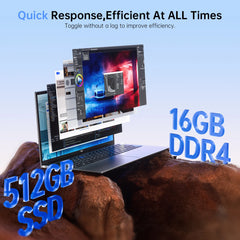 NiPoGi AX17 with Intel N95 17.3" Laptop