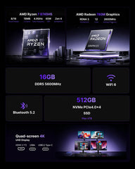 AM21 Ryzen™7 8745HS Costdown
