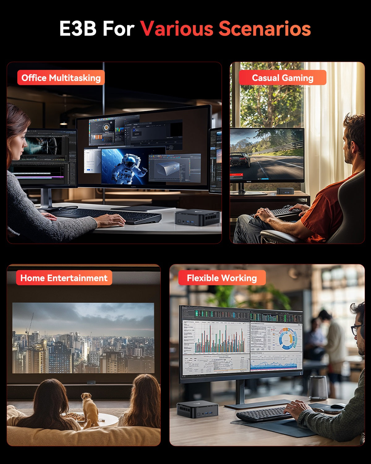 NiPoGi E3B AMD Ryzen™ 7430U/7730U Mini PC