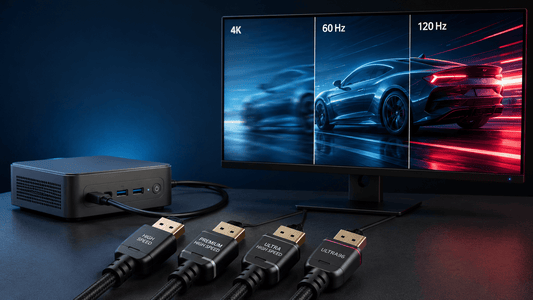 HDMI-Kabel-Unterschiede für 4K 60 Hz 120 Hz und Mini-PC