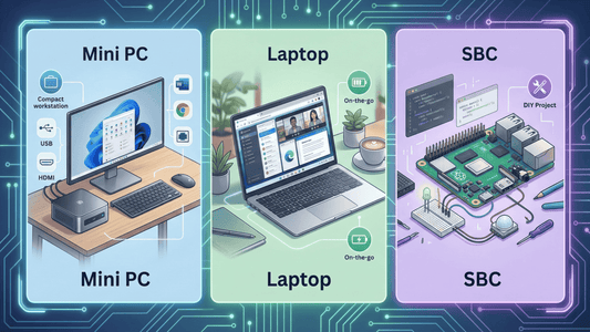 Mini PC vs Laptop vs SBC — Which One Fits Your Needs Best?