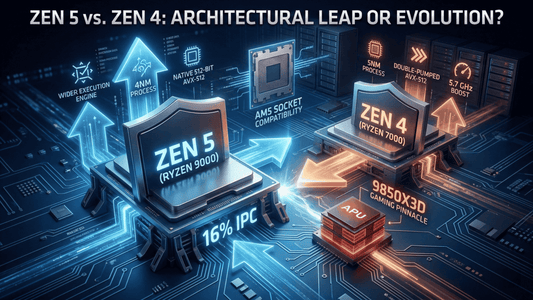 AMD Zen 5 vs. Zen 4: Performance, Efficiency, and Specs Comparison