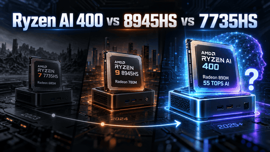 Ryzen AI 400 vs Ryzen 9 8945HS vs Ryzen 7 7735HS
