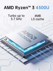 NiPoGi ‎AX18 PRO AMD Ryzen 3 4300U 18.5" Laptop