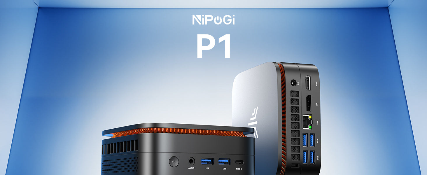 NiPoGi P1 AMD Ryzen™ 3 4300U Mini PC – NIPOGI