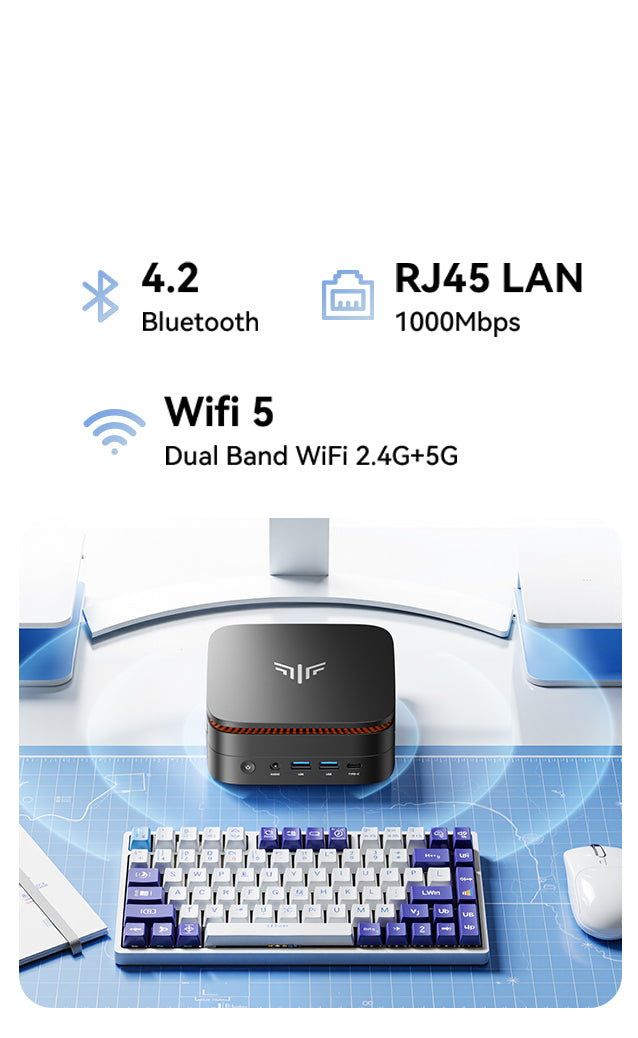 NiPoGi P1 AMD Ryzen™ 3 4300U Mini PC – NIPOGI