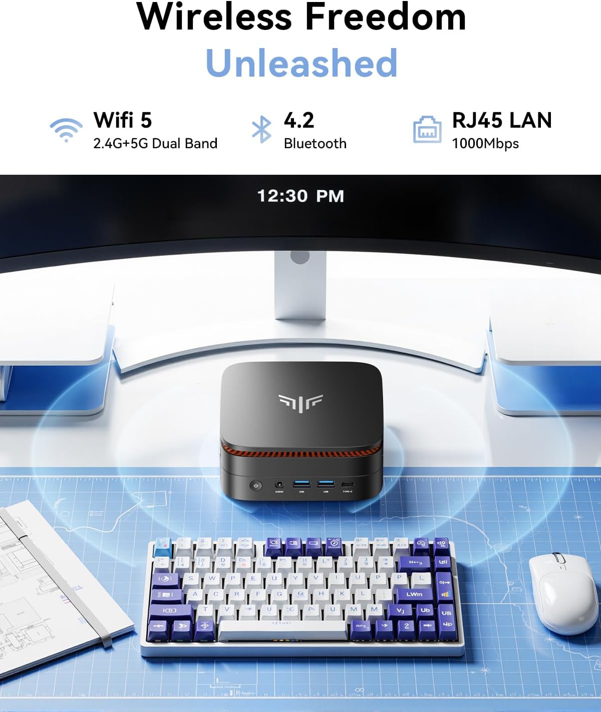 NiPoGi P1 AMD Ryzen™ 3300U Mini PC