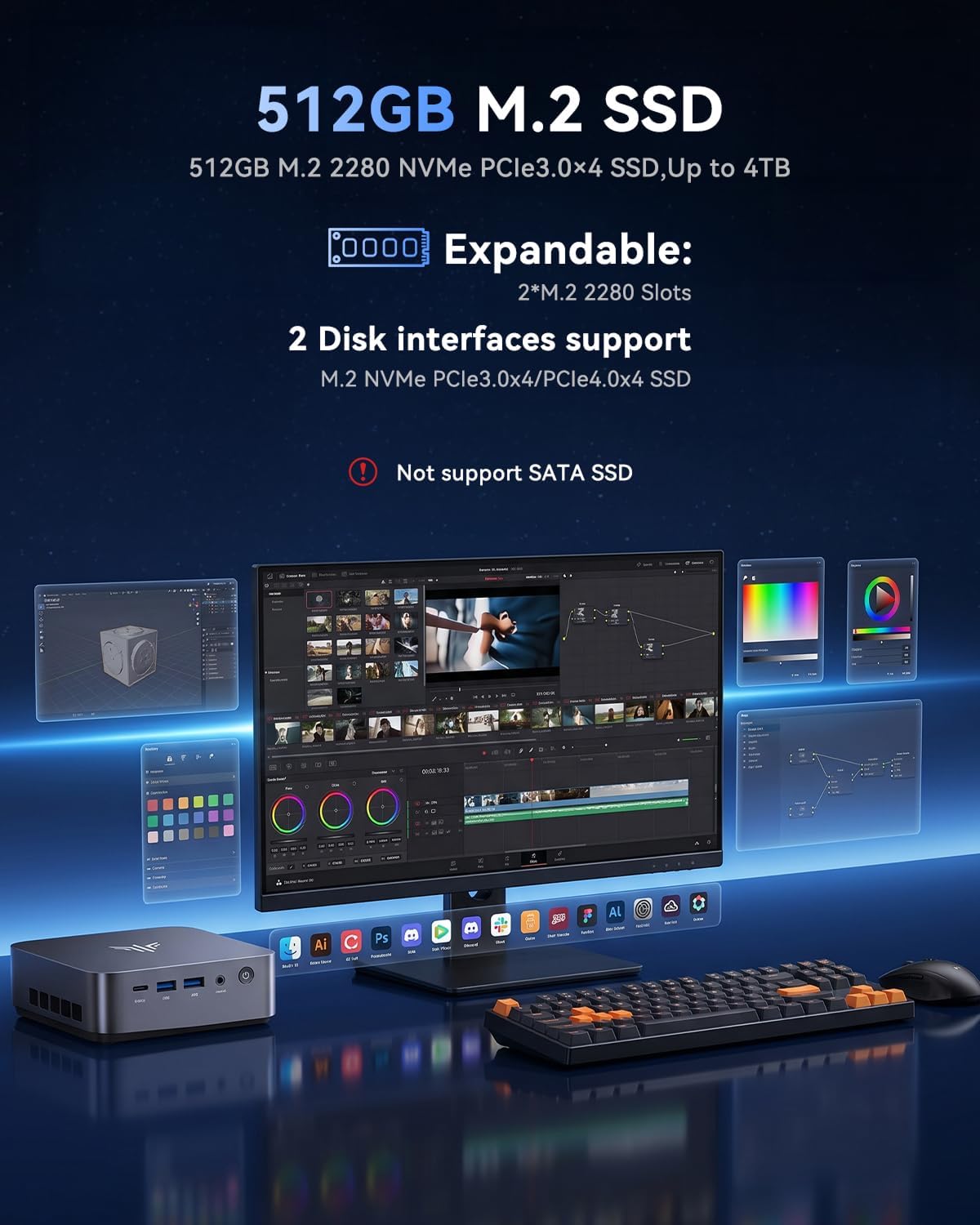 NiPoGi P3 Intel® Core™ i5-12500H Mini PC