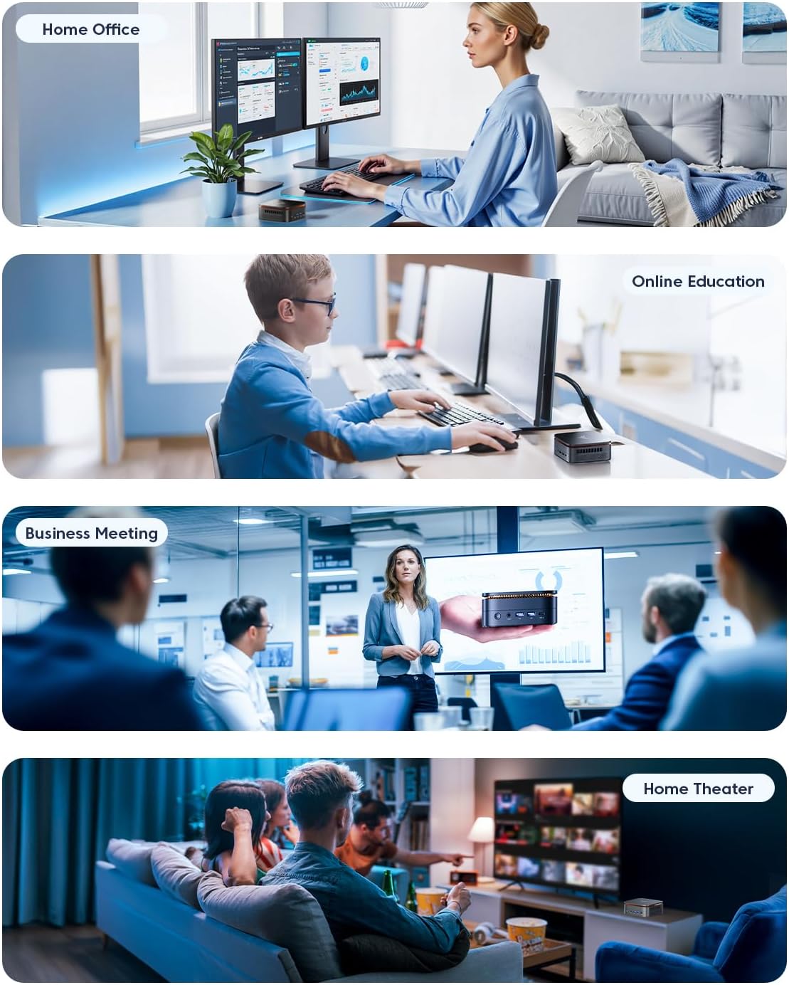 NiPoGi P1 AMD Ryzen™ 3300U Mini PC