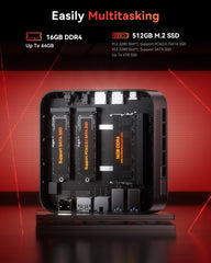 NiPoGi E3B AMD Ryzen™ 5 7430U Mini PC